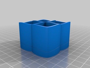 db ambiguo cilindro 2x2 l'arte interattiva su misura 3d print model - Mito3D