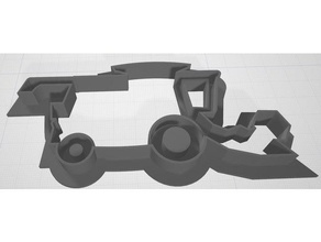 combine cookie cutter kitchen dining christmas gift harvester tractor 3d print model - Mito3D