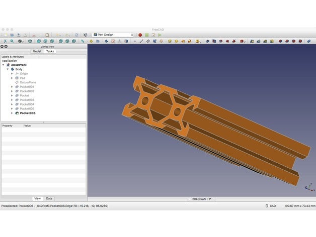 2020-2040 alüminyum profil 3d baskı testler 3D print model - Mito3D