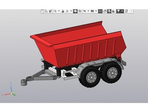 bruder - Spielzeug Spiel Zubehör Auto trailer traktor 3d print model - Mito3D