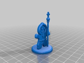 gingerbread exército parte 2 brinquedos jogos o arqueiro dnd homem de gengibre curador mago miniatura miniaturas 3d print model - Mito3D