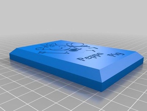 peppa pig-Steckdose Sicherheitsabdeckung Haushalt 3d print model - Mito3D