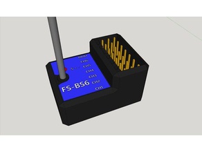 fs-bs6 scala ricevitore 3d la stampa aprire rc auto controllo remoto modello in 3d print model - Mito3D