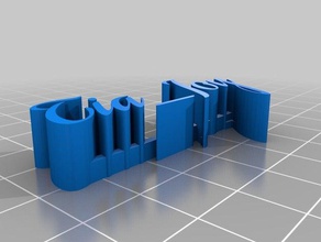 2 özel 3d adı platetia benim heykeller 3d print model - Mito3D