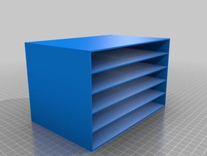 drawer box containers customized 3d print model - Mito3D