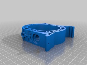 solo rotor de la pantalla 13b mecánica los juguetes rotary motor rotativo rx7 3d print model - Mito3D