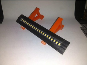 prusa mk3 mk2 led light brackets bracket mk25 i3 3d print model - Mito3D
