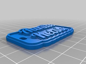 auntie kelsie1 keychains customized 3d print model - Mito3D