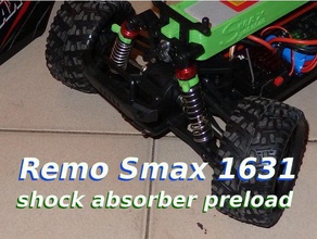 rc-car 116 Stoßdämpfer-Vorspannung Fahrzeuge 1631 remo hobby sgabolab smax Spielzeug 3d print model - Mito3D