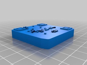 semplice vrcard fischnaller qr i segni loghi personalizzato 3d print model - Mito3D