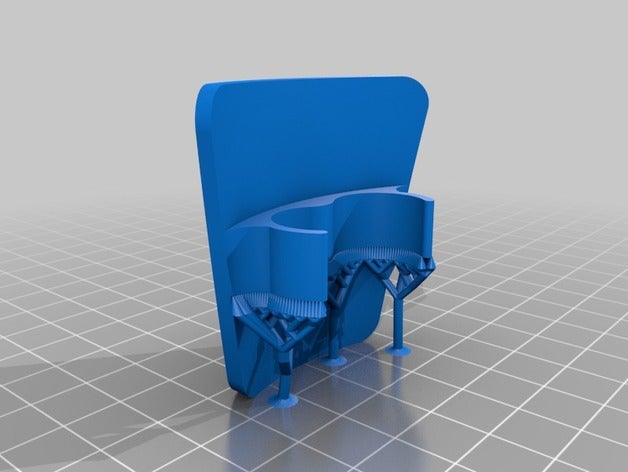 no cortar los dedos cuchillo de la guardia mm soporta cocina comedor 3D print model - Mito3D