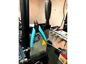 tray spatula holder ender 3 pro 3d printer accessories 3d print model - Mito3D