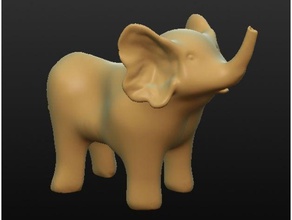 baby elephant 3d printing 3d print model - Mito3D