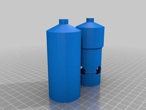meine angepasste dicken WC-Papier-Spindel Keramik-Inhaber Bad 3d print model - Mito3D
