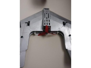ft mini arrow wall hook flitetest rc plane hanger 3d print model - Mito3D