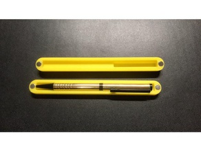 slimline pen case Container Stifthalter 3d print model - Mito3D