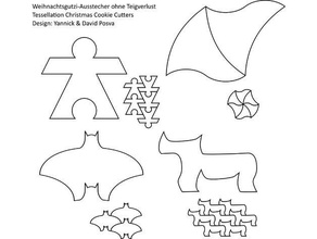 cookie cutters man pictogram rhino wingsuit sailboat kitchen dining batman christmas cooking gutzeli man pictograph parkettierung ray ray aircraft rhinoceros tessellation