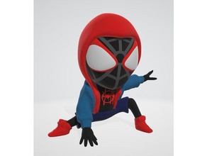spider man - miles morales avengers figurine marvel universe spiderman spiderverse 3d print model - Mito3D
