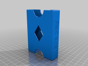 standard bicycle Karten-deck box-text - Spielzeug Spiel Zubehör angepasst 3d print model - Mito3D