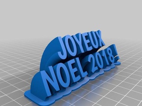 noel office personalizzato 3d print model - Mito3D