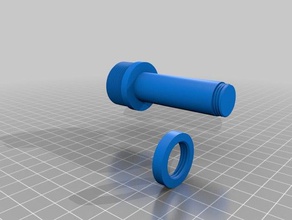 ender 3 pro cola adaptador de 20mm 3d la impresora partes creality soporte bobina filamento 3d print model - Mito3D