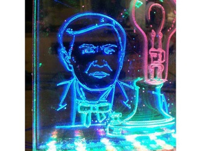 edison lazer oyma sanatı açtı sanat sıkıcı serin kazımayı fablab eğlenceli cam lasercut led ışık Pleksiglas bilim technik wissenschaft ahşap 3d print model - Mito3D