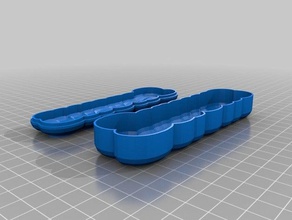 screws text box containers customized 3d print model - Mito3D