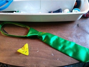 cerniera cravatta forma accessori abbigliamento artigianato la cucire 3d print model - Mito3D