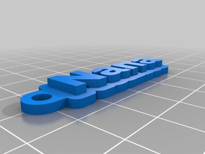 nana i portachiavi personalizzato 3d print model - Mito3D