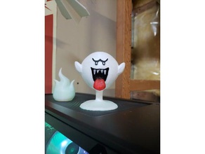boo mario creatures desk stand ghost nintendo 3ds switch super 3d print model - Mito3D