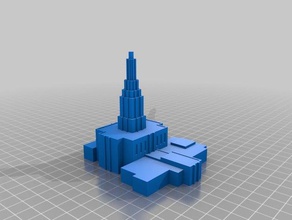 tempio di idaho falls gli edifici le strutture lds mormon mormone 3d print model - Mito3D