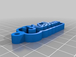 keelan keychains customized 3d print model - Mito3D