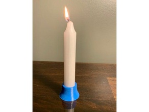 simple candle stand household 3d print model - Mito3D