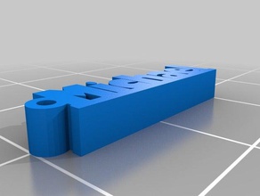 michael Schlüsselbund Schlüsselanhänger 3d print model - Mito3D