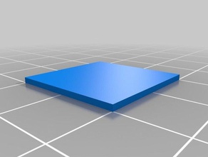 purge carré 3d de l'impression la 3d print model - Mito3D