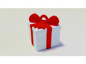 hediye Anahtarlık biblo doğum günü Noel kolay yazdırma kutusu mevcut 3d print model - Mito3D