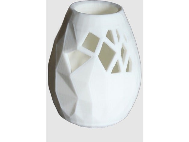 il vaso 3d la stampa fiore di fiori 3D print model - Mito3D