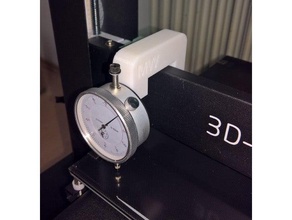 dial gauge holder jgaurora a5 messuhr halter f&uumlr 3d printer parts 3d print model - Mito3D