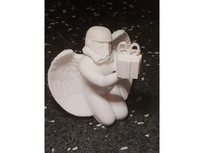 stormtrooper angel gift sculptures christmas decoration ornament darth wader star wars xmas decorations tree 3d print model - Mito3D