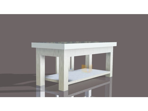 utility table household 3D print model - Mito3D
