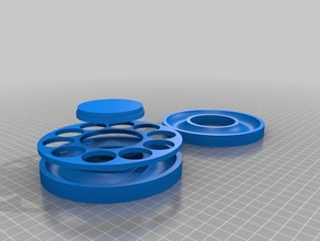 lazy susan 3d de la impresora accesorios lazysusan soporte bobina cola montaje 3d print model - Mito3D