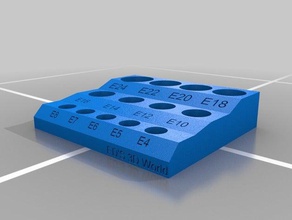 zócalo de la titular herramienta los titulares cajas 3d print model - Mito3D