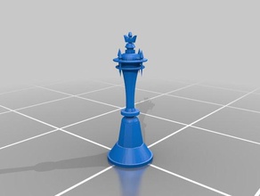 kingdom hearts 3 sora roi d'échecs pièce 3d print model - Mito3D