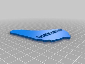 barbados island title other 3d print model - Mito3D