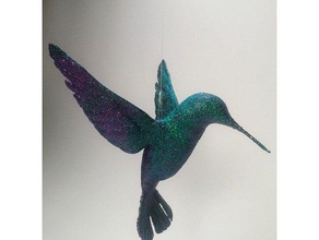 beija-flor, ornament decoração aves enfeite de natal 3d print model - Mito3D