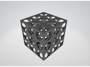 cubo binomial negativa, poisson&rsquos relação matemática a arte calibração do o teste de flitetest treliça modelo estrutura rede da impressora impressão tortura 3d print model - Mito3D