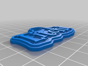 lichia presente de natal marca sinais logotipos personalizado 3d print model - Mito3D