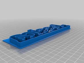 jessica cookie cutter kitchen dining customized 3d print model - Mito3D