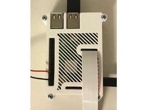 raspberry pi case 3 bb+ 2b 1b+ simplified airflow grilles 3d printer accessories octoprint rpi3 3d print model - Mito3D