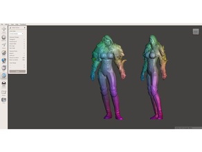 ayoo norm female scans replicas gw2 3d print model - Mito3D